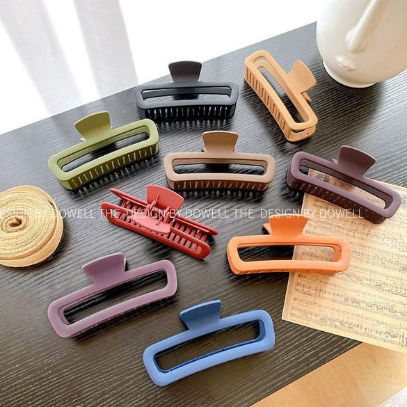 Wholesale Jewelry Simple Geometric Plastic Resin Hairpin Women's Hair Shark Clip