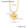 Wholesale Jewelry Simple Geometric Snake Bone Chain 316L Stainless Steel Pendant Necklace With Electroplating