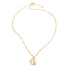 Wholesale Jewelry Simple Heart Shape Copper Pendant Necklace With Electroplating For Women