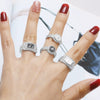 Wholesale Jewelry Simple Highend Copper Electroplated Real Gold Clock Watch Open Ring