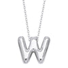 Wholesale Jewelry Simple Letter Copper Ochain Pendant Necklace Electroplated