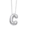 Wholesale Jewelry Simple Letter Copper Ochain Pendant Necklace Electroplated