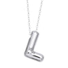 Wholesale Jewelry Simple Letter Copper Ochain Pendant Necklace Electroplated