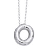 Wholesale Jewelry Simple Letter Copper Ochain Pendant Necklace Electroplated