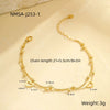 Wholesale Jewelry Simple Multilayer Love Stainless Steel Geometric Pendant