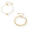 Wholesale Jewelry Simple Personality Love Handmade 316L Stainless Steel Gold Plated Geometric Anklet Unisex