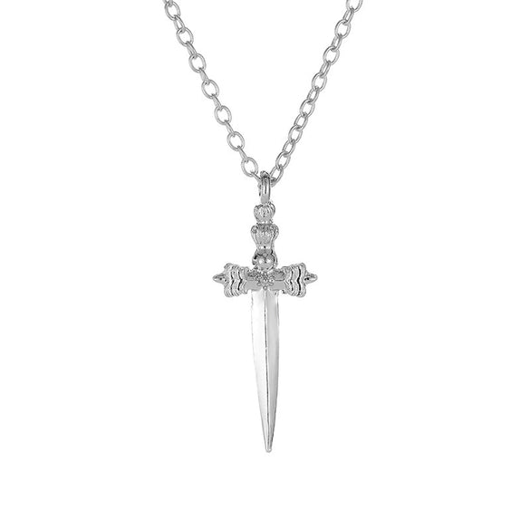 Wholesale Jewelry Simple Retro Cross Zinc Alloy Geometric Chain Necklace With Electroplating For Men And Women
