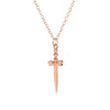 Wholesale Jewelry Simple Retro Cross Zinc Alloy Geometric Chain Necklace With Electroplating For Men And Women