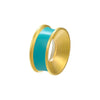 Wholesale Jewelry Simple Round Copper Beads Electroplated Drop Oil Accessories