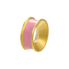 Wholesale Jewelry Simple Round Copper Beads Electroplated Drop Oil Accessories