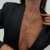 Wholesale Jewelry Simple Snake Bone Chain Alloy Pendant Necklace With Animal Zodiac Design And Electroplating