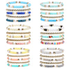 Wholesale Jewelry Simple Soft Ceramic Round Bead Bohemian Style Geometric Bracelet For Men And Women