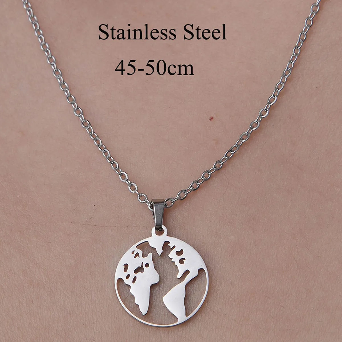 Wholesale Jewelry Simple Style  Ghost Snowflake 201 Stainless Steel Polishing Hollow Out Pendant Necklace