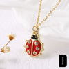 Wholesale Jewelry Simple Style Animal Zodiac Heart Pendant Necklace Copper O Word Chain Electroplated