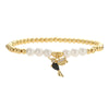 Simple Style Bird Zircon Imitation Pearl Copper Wholesale Bracelets