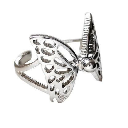 Wholesale Jewelry Simple Style Butterfly Alloy Plating Rings