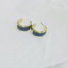 1 Pair Simple Style C Shape Enamel Alloy Ear Studs