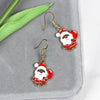 Wholesale Jewelry Simple Style Cartoon Character Alloy Enamel Drop Earrings