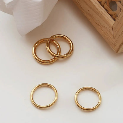 Wholesale Jewelry Simple Style Classic Style Commute Geometric 304 Stainless Steel Rings