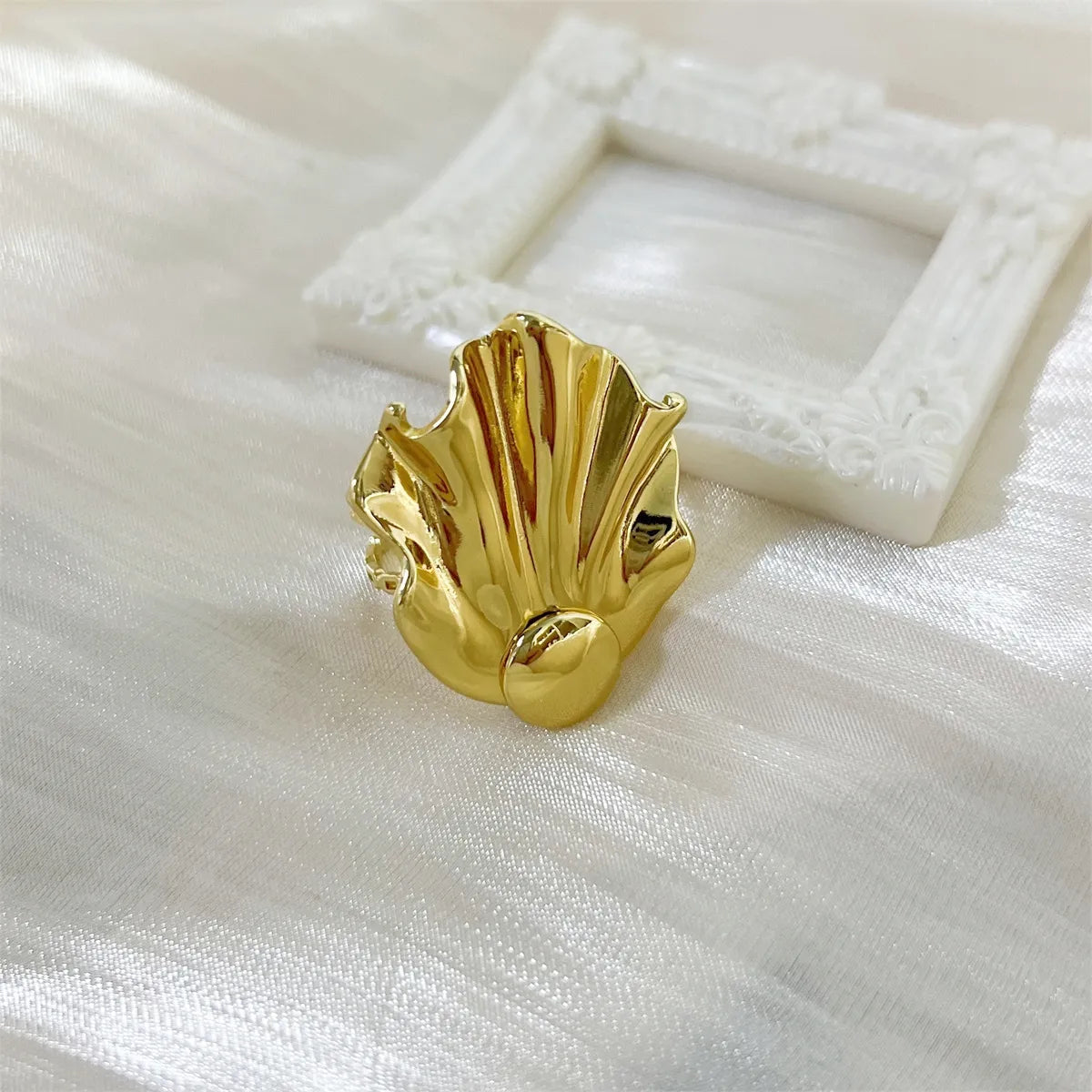 Wholesale Jewelry Simple Style Classic Style Commute Heart Shape Rhombus 304 Stainless Steel 18K Gold Plated Open Rings