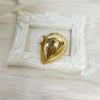 Wholesale Jewelry Simple Style Classic Style Commute Heart Shape Rhombus 304 Stainless Steel 18K Gold Plated Open Rings