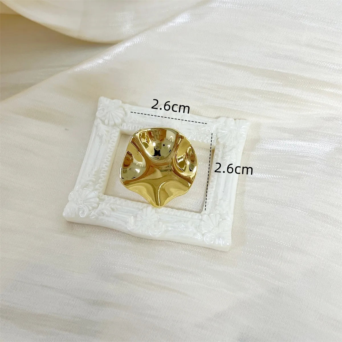 Wholesale Jewelry Simple Style Classic Style Commute Heart Shape Rhombus 304 Stainless Steel 18K Gold Plated Open Rings