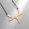 Wholesale Jewelry Simple Style Classic Style Dragonfly 304 Stainless Steel 14K Gold Plated Irregular Plating Pendant Necklace