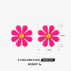 Wholesale Jewelry Simple Style Classic Style Flower 304 Stainless Steel Resin 18K Gold Plated Enamel Rings Earrings