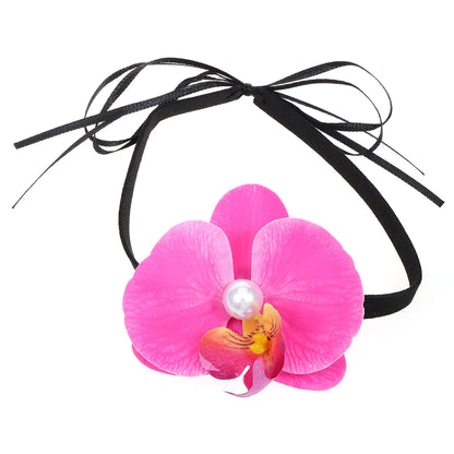 Wholesale Jewelry Simple Style Classic Style Flower Cloth Choker