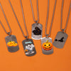 Wholesale Jewelry Simple Style Classic Style Halloween Pattern 304 Stainless Steel Pendant Necklace