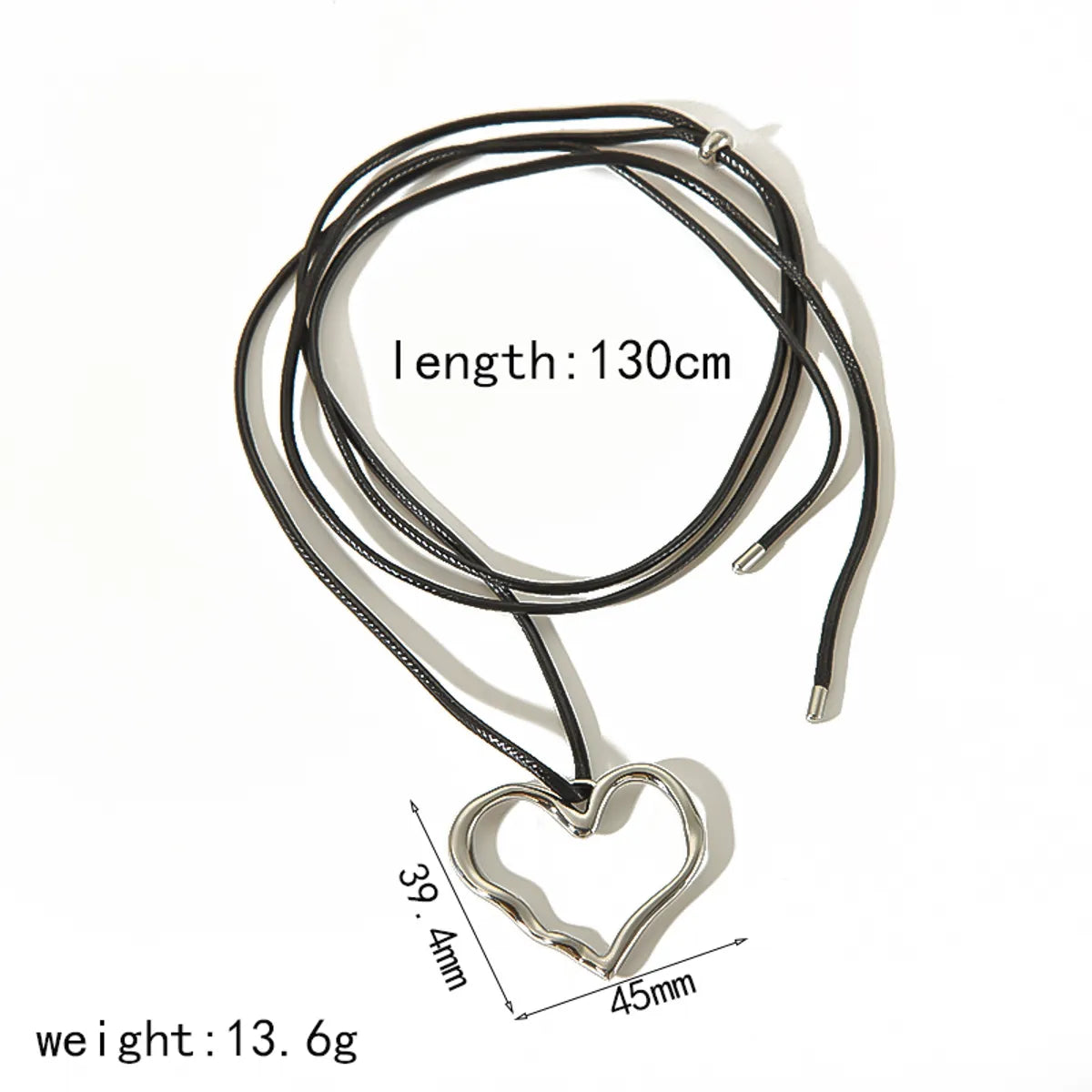 Wholesale Jewelry Simple Style Classic Style Heart Shape 304 Stainless Steel 18K Gold Plated Polishing Plating Pendant Necklace