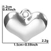 Wholesale Jewelry Simple Style Classic Style Heart Shape 304 Stainless Steel Plating Pendant Necklace