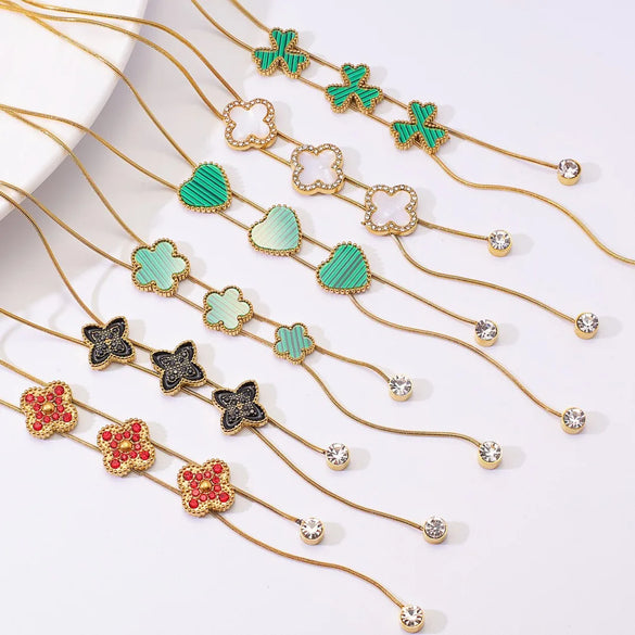 Wholesale Jewelry Simple Style Classic Style Heart Shape Titanium Steel Plating Pendant Necklace