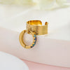 Wholesale Jewelry Simple Style Classic Style Letter 304 Stainless Steel 14K Gold Plated Plating Rings