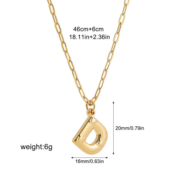 Wholesale Jewelry Simple Style Classic Style Letter 304 Stainless Steel Plating Chain Pendant Necklace