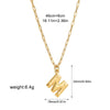 Wholesale Jewelry Simple Style Classic Style Letter 304 Stainless Steel Plating Chain Pendant Necklace