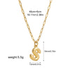 Wholesale Jewelry Simple Style Classic Style Letter 304 Stainless Steel Plating Chain Pendant Necklace