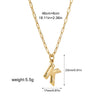 Wholesale Jewelry Simple Style Classic Style Letter 304 Stainless Steel Plating Chain Pendant Necklace