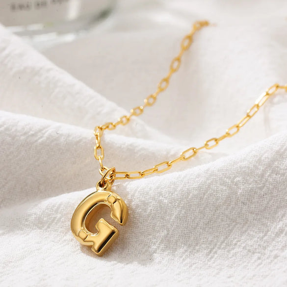 Wholesale Jewelry Simple Style Classic Style Letter 304 Stainless Steel Plating Chain Pendant Necklace