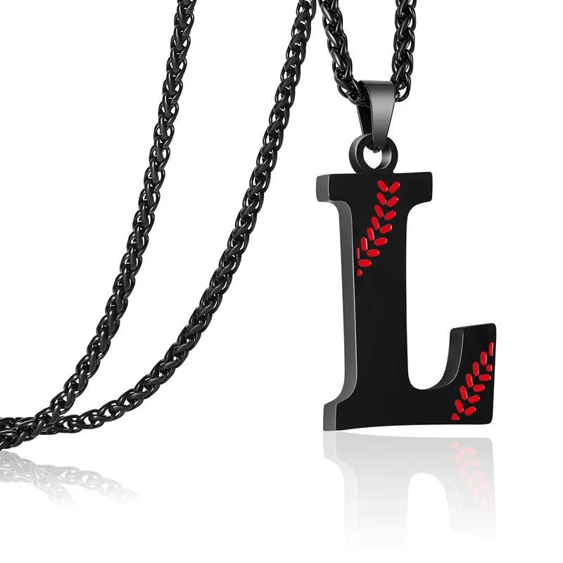 Wholesale Jewelry Simple Style Classic Style Letter Titanium Steel Enamel Pendant Necklace