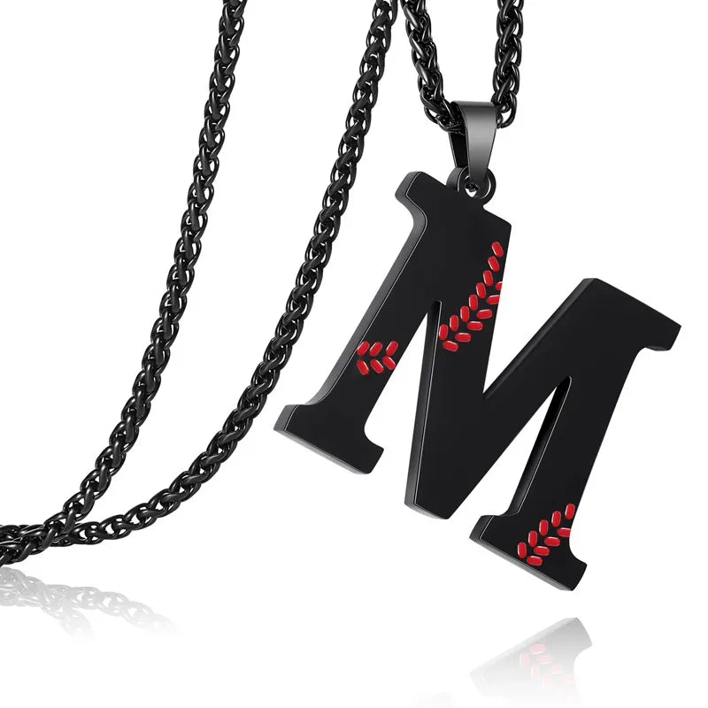 Wholesale Jewelry Simple Style Classic Style Letter Titanium Steel Enamel Pendant Necklace