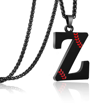 Wholesale Jewelry Simple Style Classic Style Letter Titanium Steel Enamel Pendant Necklace