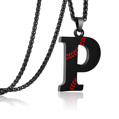 Wholesale Jewelry Simple Style Classic Style Letter Titanium Steel Enamel Pendant Necklace