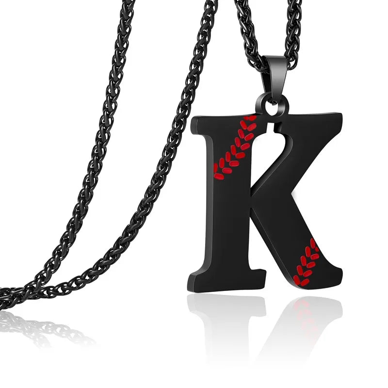 Wholesale Jewelry Simple Style Classic Style Letter Titanium Steel Enamel Pendant Necklace