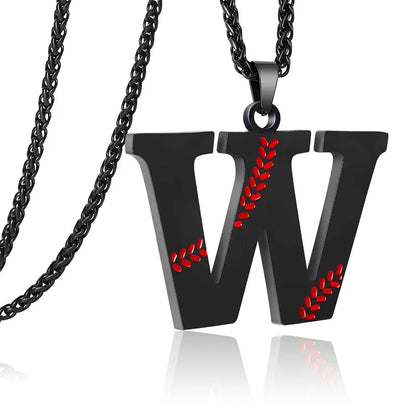 Wholesale Jewelry Simple Style Classic Style Letter Titanium Steel Enamel Pendant Necklace