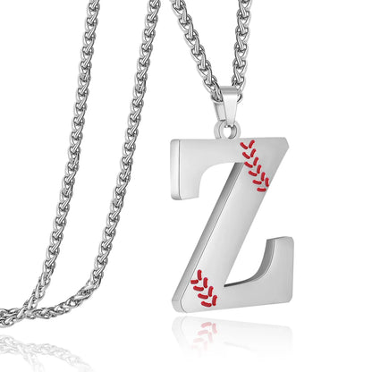 Wholesale Jewelry Simple Style Classic Style Letter Titanium Steel Enamel Pendant Necklace