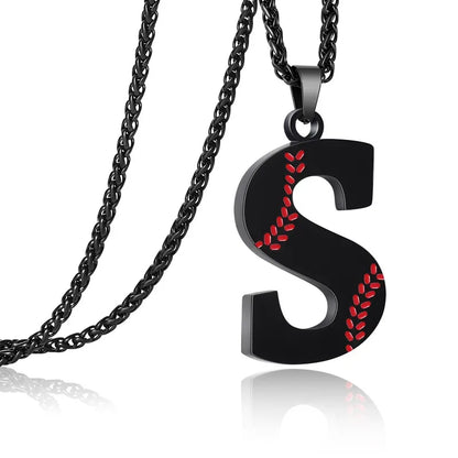 Wholesale Jewelry Simple Style Classic Style Letter Titanium Steel Enamel Pendant Necklace