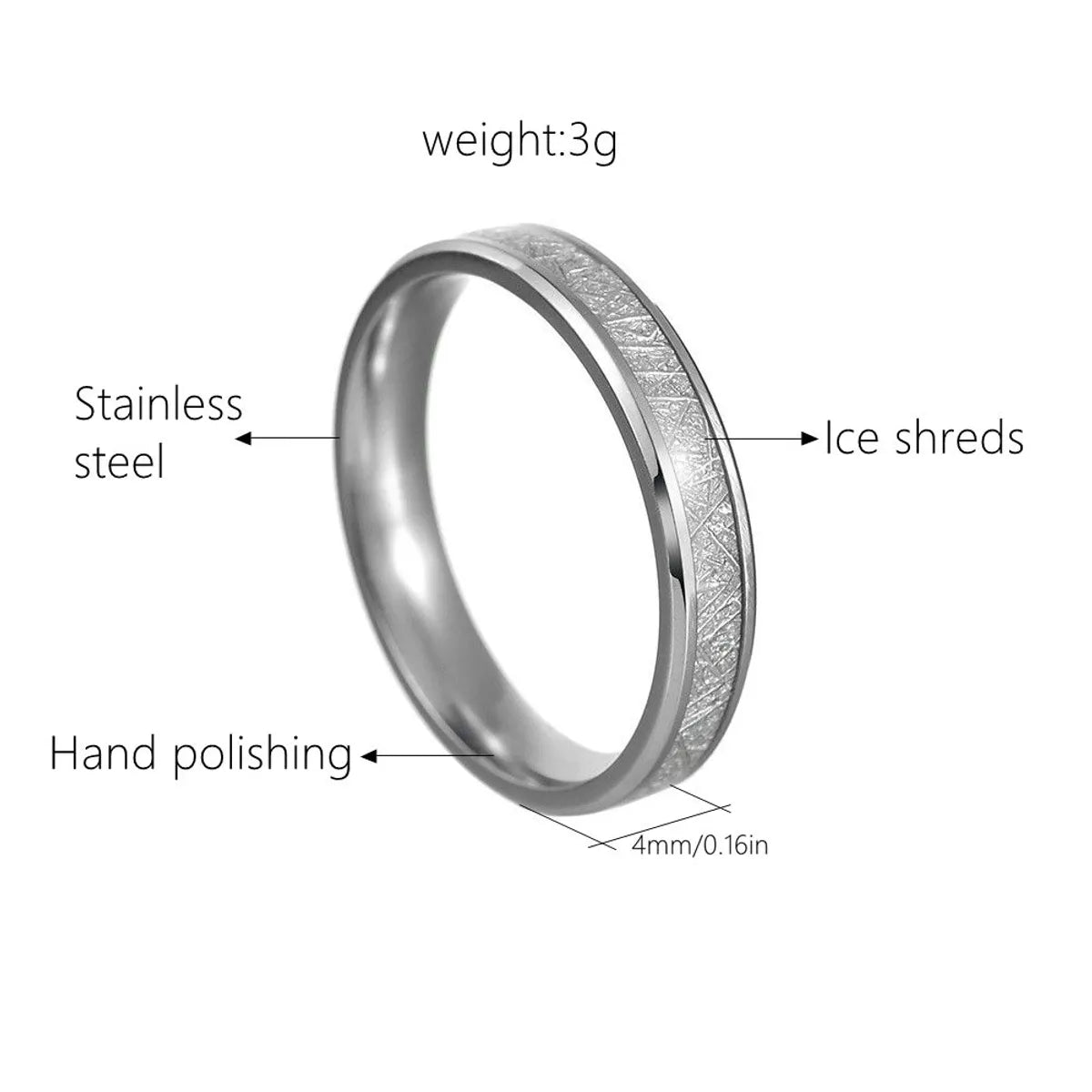 Wholesale Jewelry Simple Style Classic Style Round 201 Stainless Steel Enamel Rings