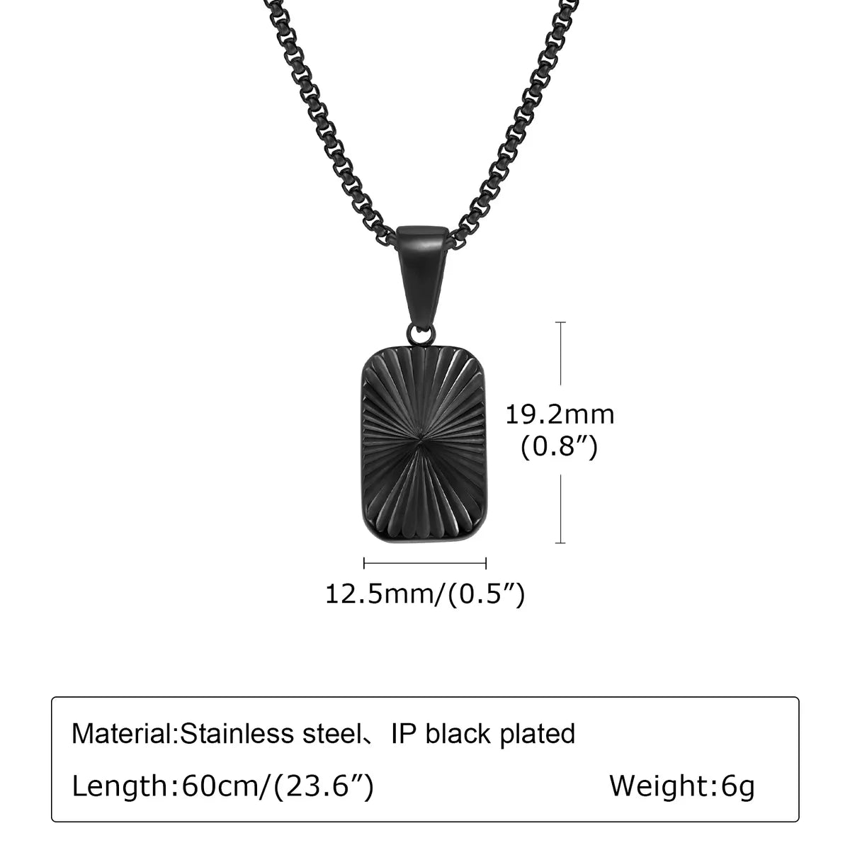 Wholesale Jewelry Simple Style Classic Style Solid Color 201 Stainless Steel 18K Gold Plated Plating Pendant Necklace