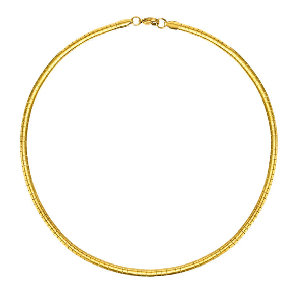 Wholesale Jewelry Simple Style Classic Style Solid Color 201 Stainless Steel Choker